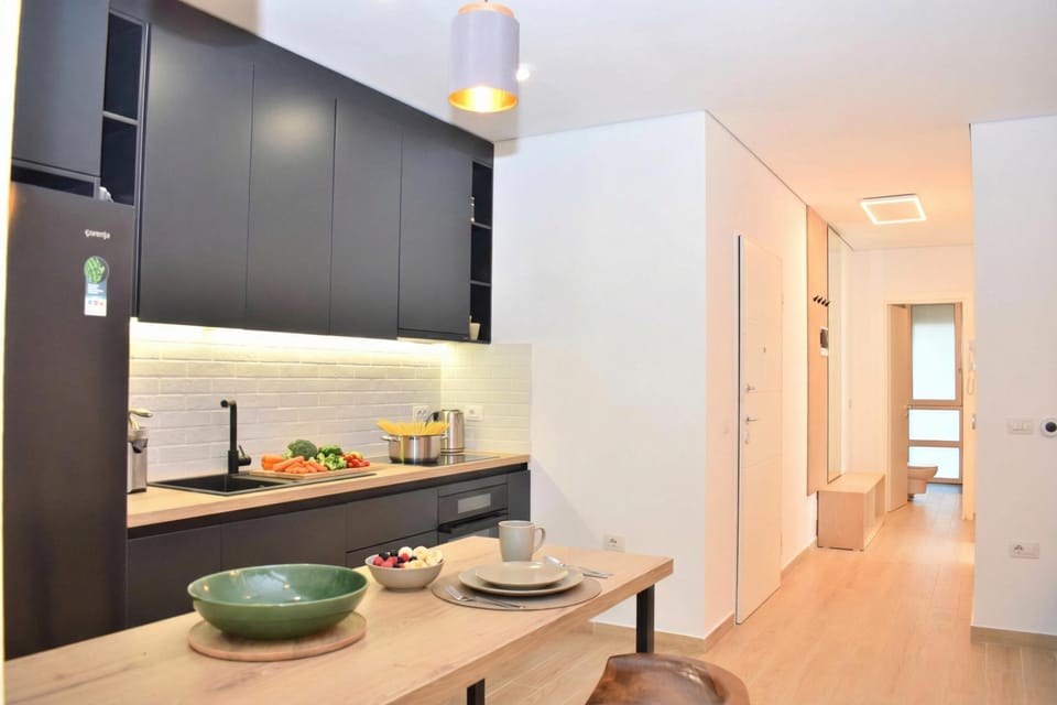 Kitchen and dining area