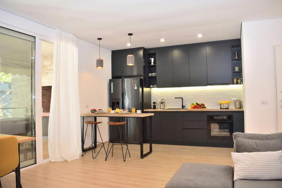 Kitchen and dining area