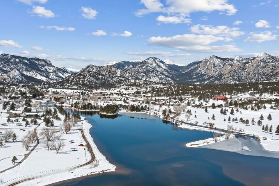 Aerial View of Mary`s Lake