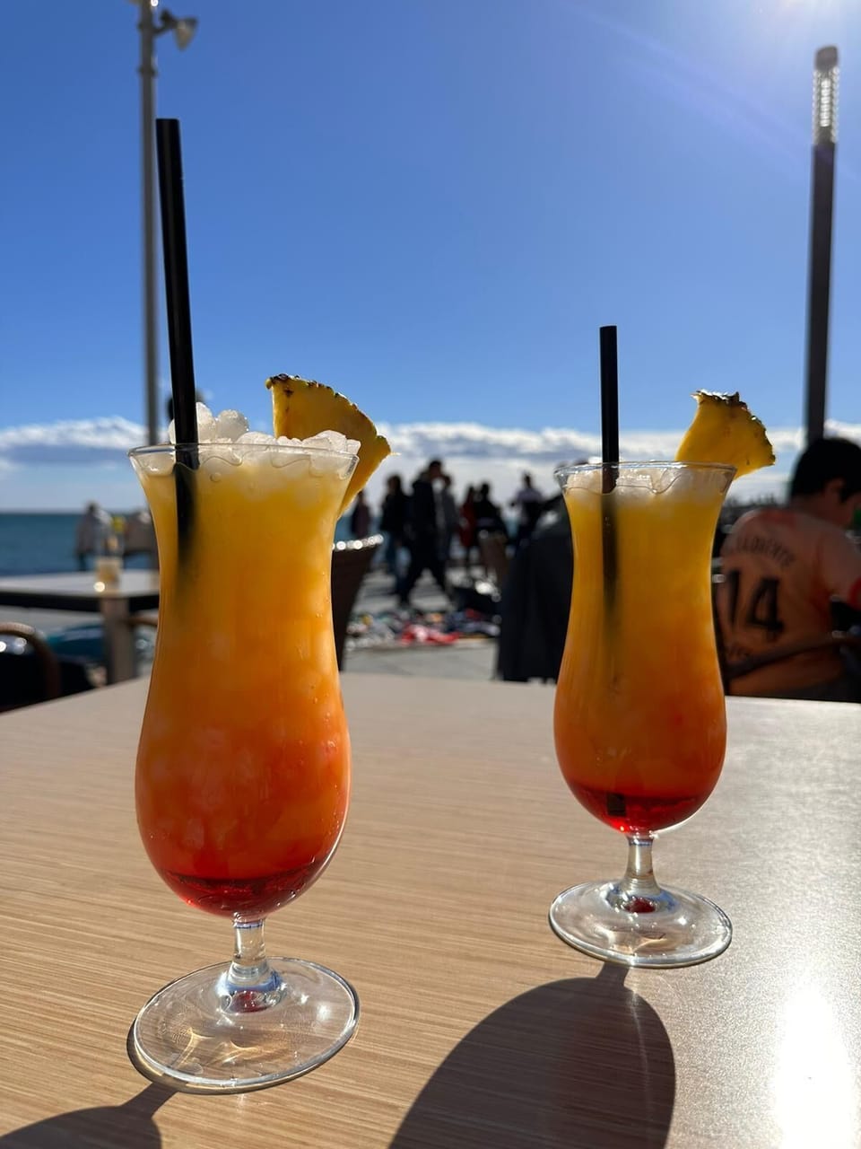 Just 700 meters from Casa de Luz you can enjoy  nice drinks and food!