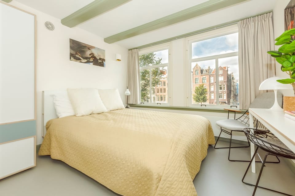 City Double Room, Canal View | Premium bedding, memory foam beds, individually decorated