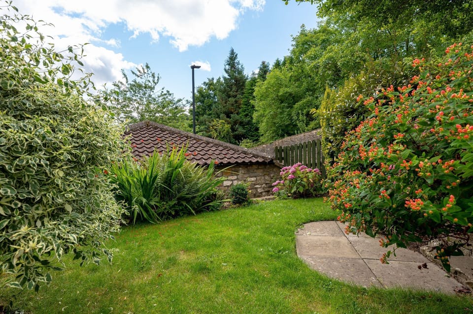 Gardens of The Old Potting Shed near Richmond, North Yorkshire.