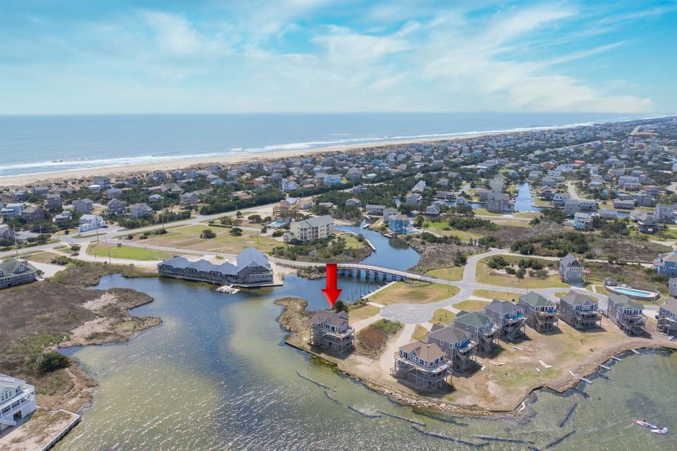 Surf or Sound Realty - 1196 - Island Dawn - Exterior -8 - Arrow