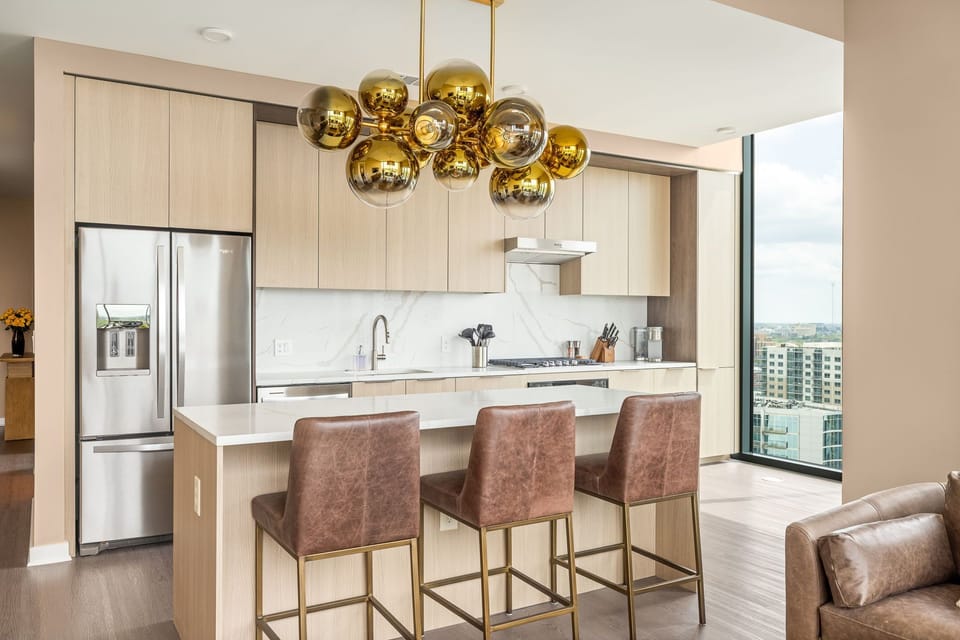 Kitchen fully equipped with all modern amenities