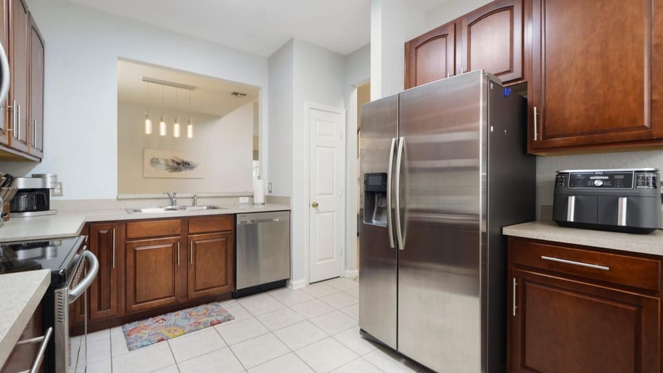 Fully stocked kitchen