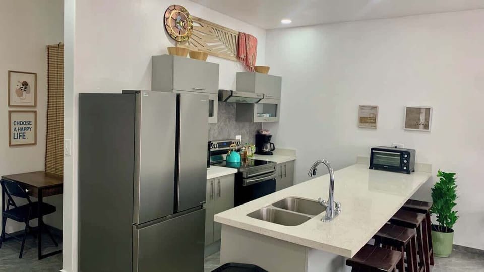 Quartz Countertops with Builtin Dishwasher