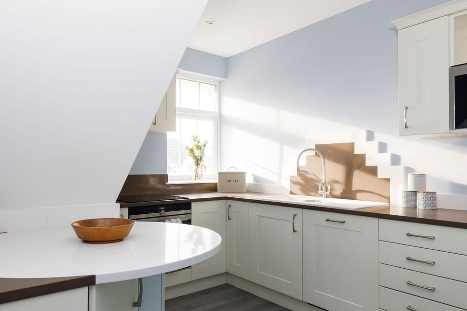 There is a breakfast bar in the kitchen if needed