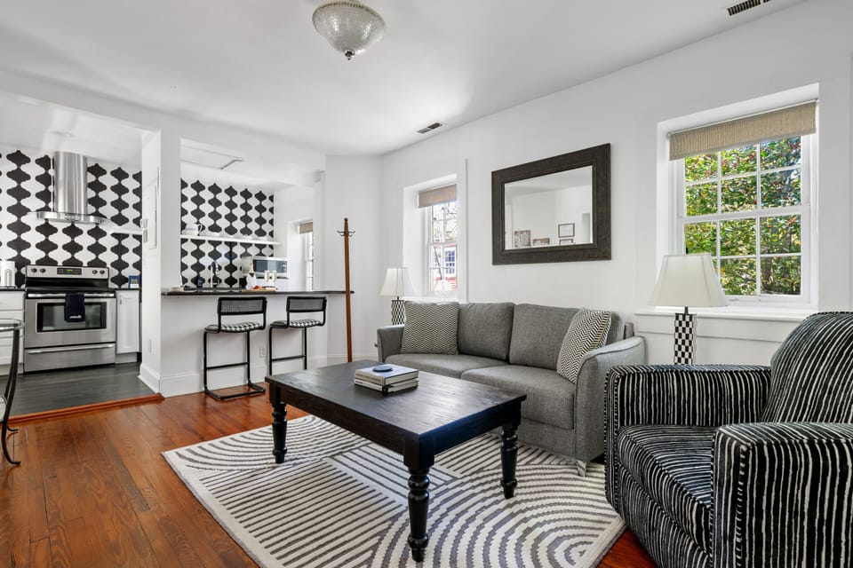 Living Room with Smart TV