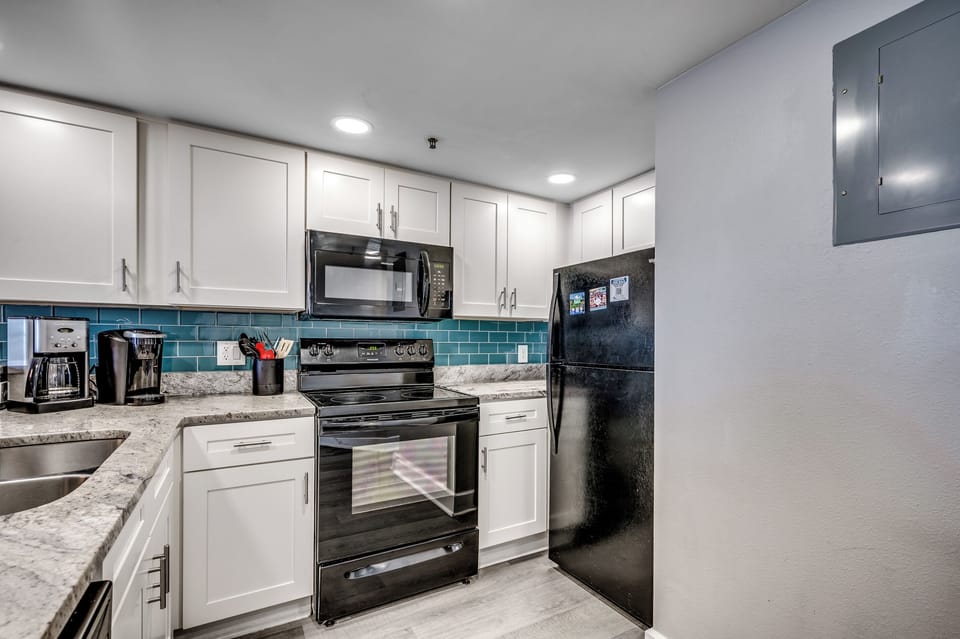 Fully equipped kitchen
