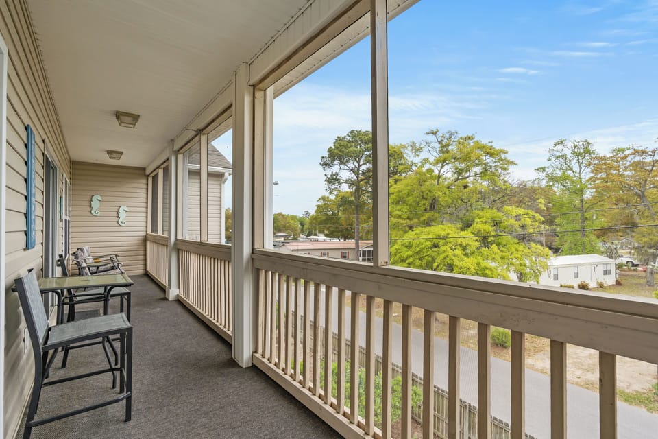Have your coffee while enjoying the morning breeze.
