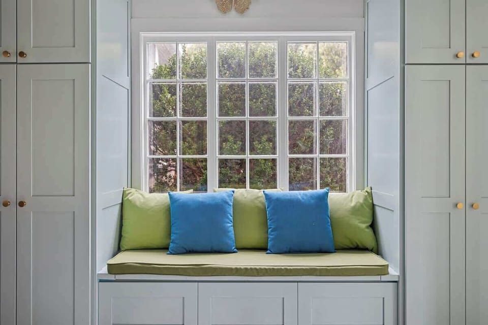 Sweet nooks abound here, peaceful places for reading, reflecting and relaxing