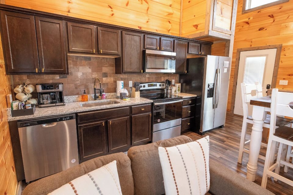 Little Slice of Heaven's fully equipped kitchen