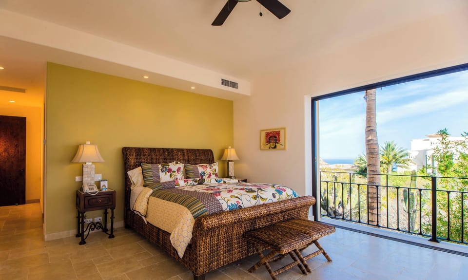 Bedroom 3 has a beautiful king bed