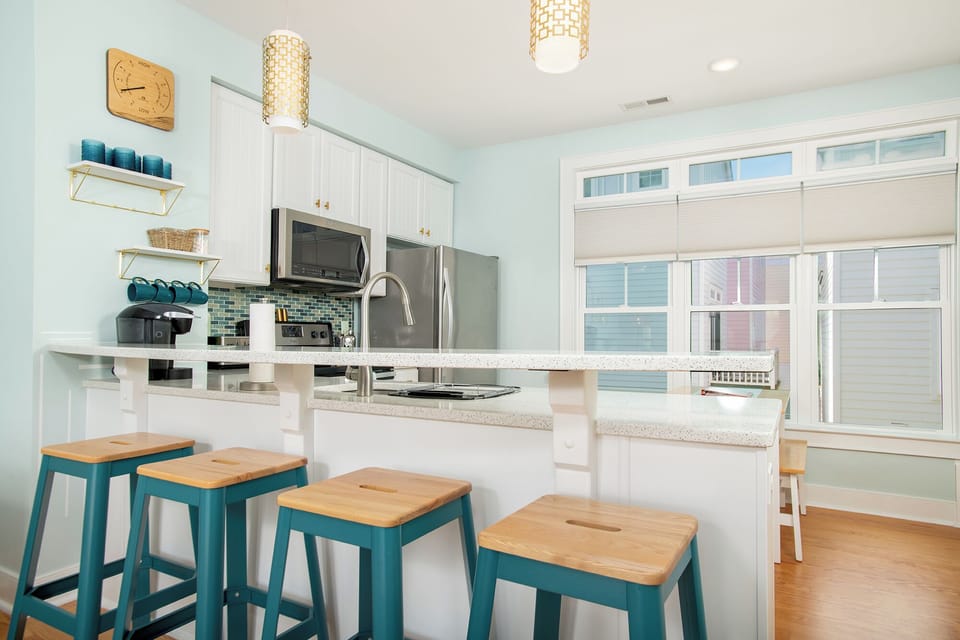 Barstools for extra seating