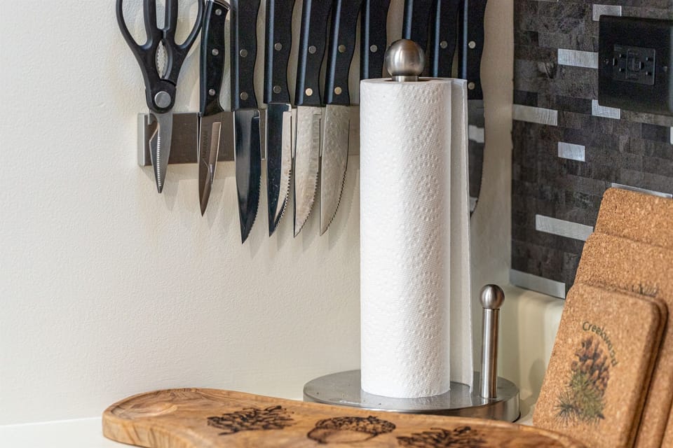 A well-stocked kitchen with all of the essentials.