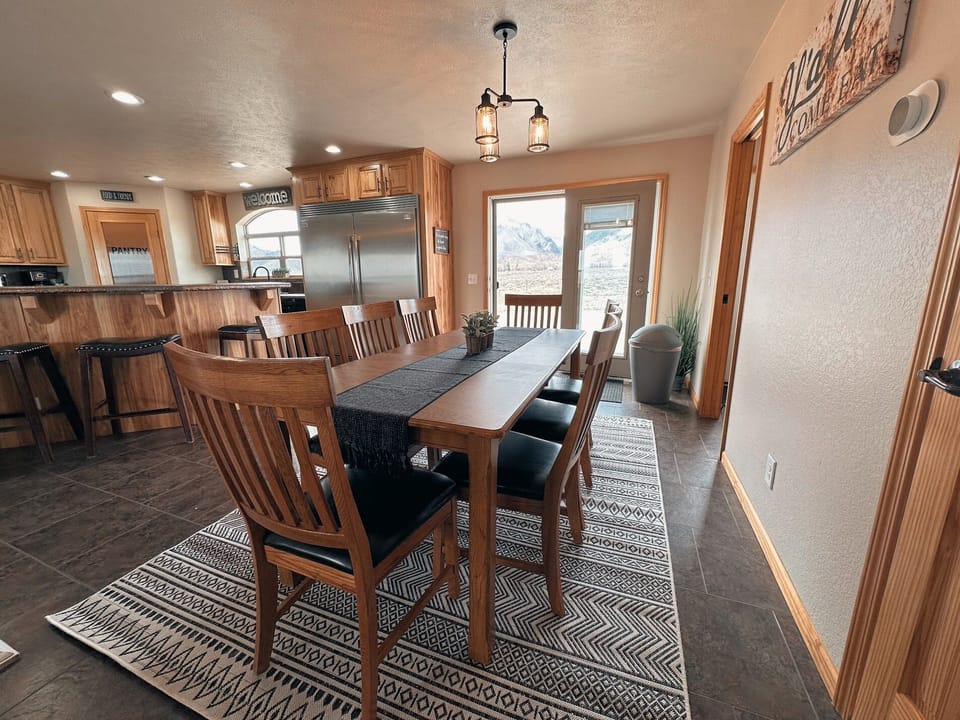 Large farmhouse style dining