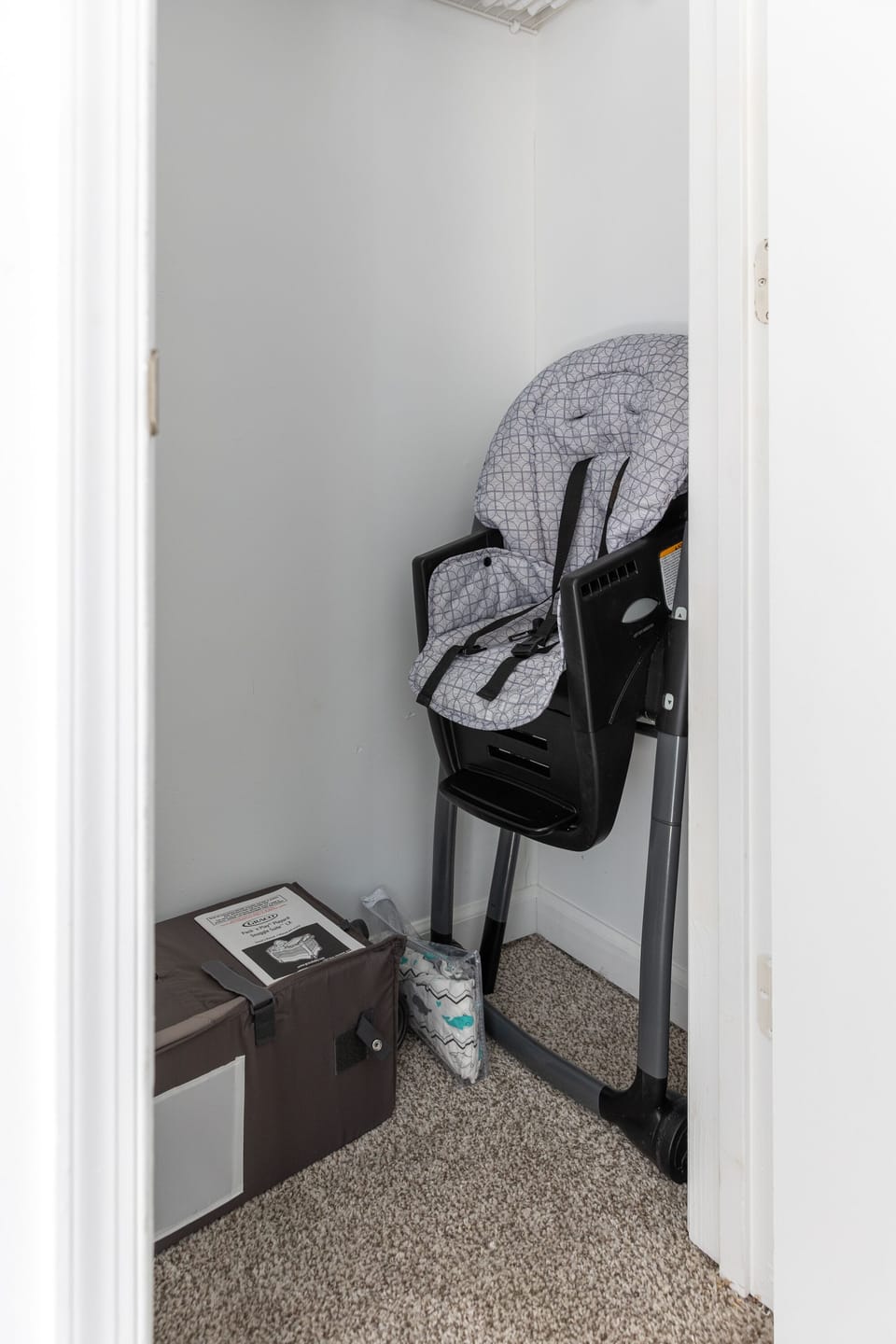 Travel Pac n' Play and 7 level high chair