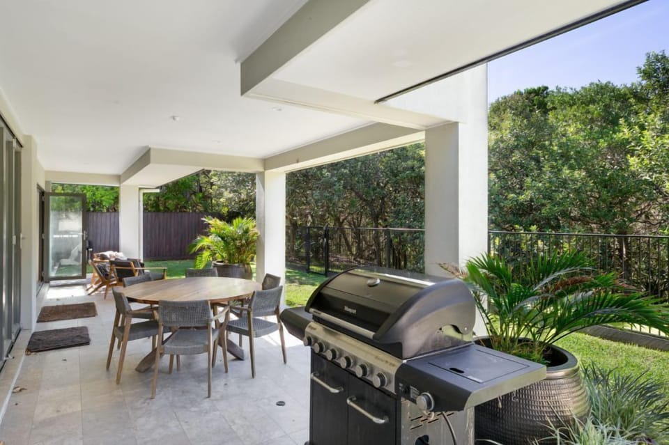 Outdoor area with BBQ