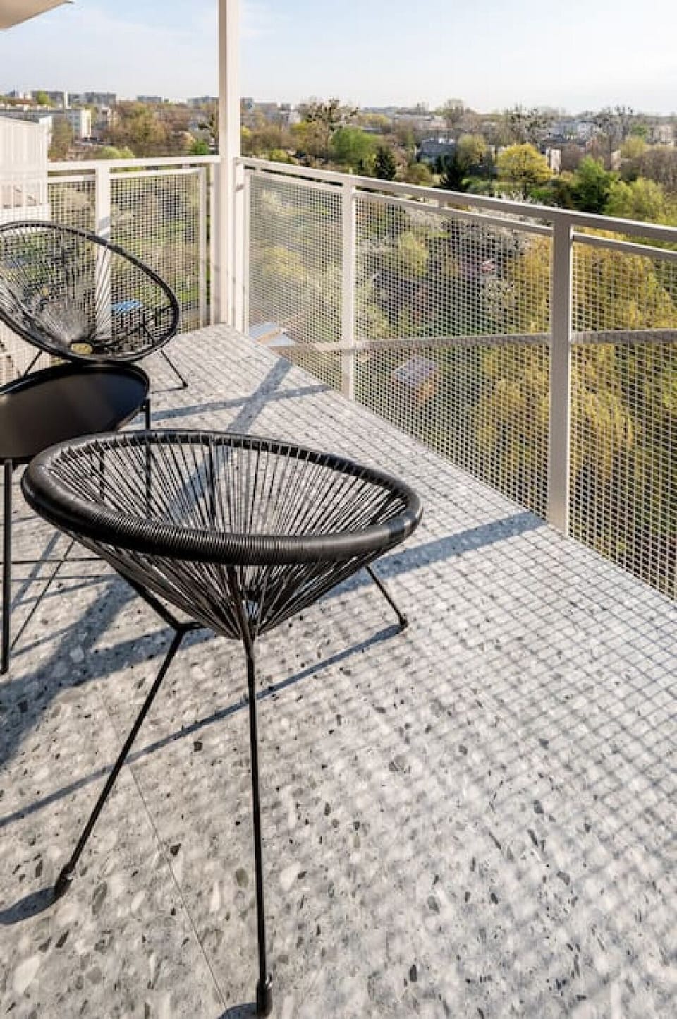 Spacious Private Balcony with City View | Book Now With RENTUJEMY