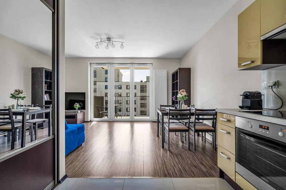Comfortable Living Room with Sofa Bed and Smart TV | Book Now with RENTUJEMY