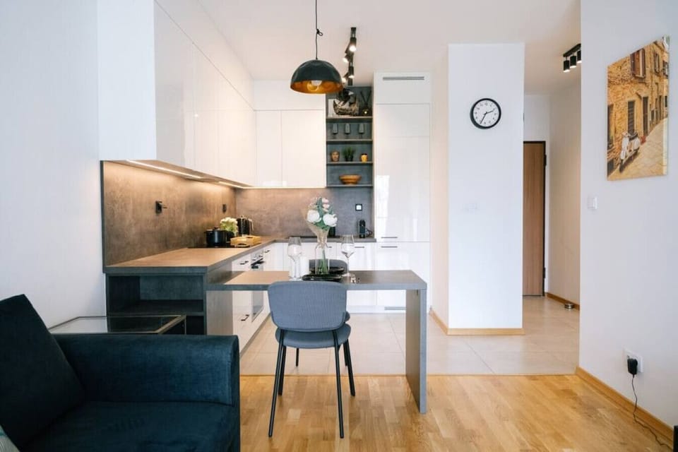 Compact Kitchen Equipped with Useful Appliances | Book Now with RENTUJEMY