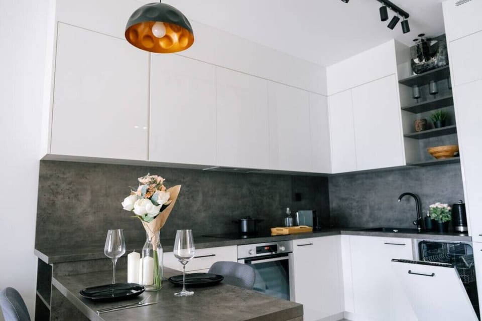 Compact Kitchen Equipped with Useful Appliances | Book Now with RENTUJEMY