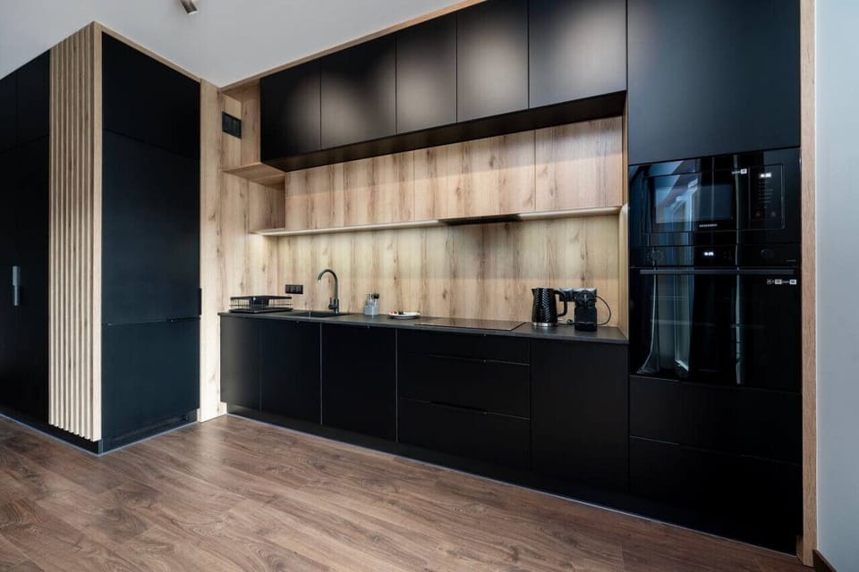 Compact Kitchen Equipped with Useful Appliances | Book Now with RENTUJEMY