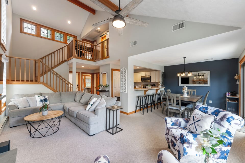 Living Room: Bright and airy layout with stylish decor that invites relaxation and fun gatherings!