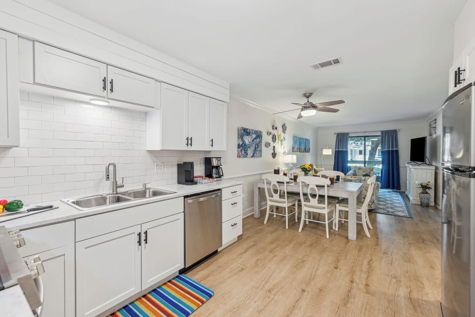 Modern stainless appliances