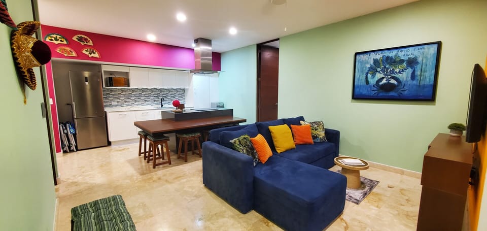 Living room with Sofa bed