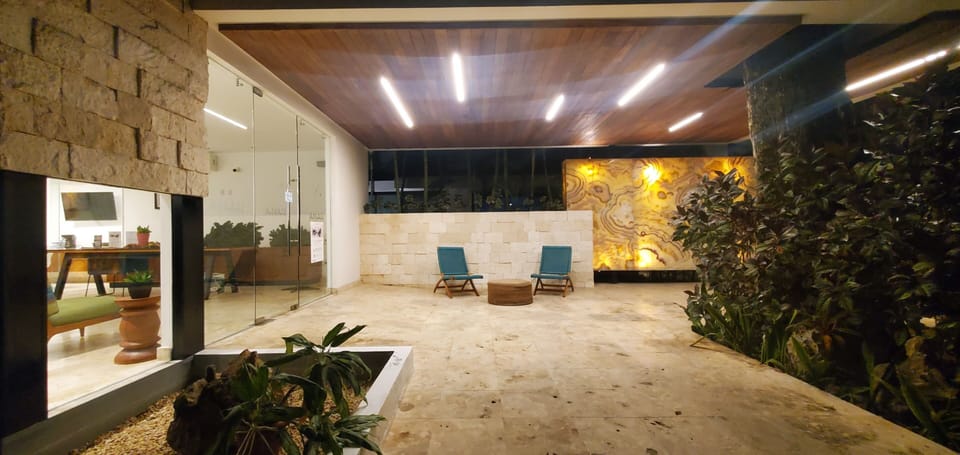 Anah Tulum Lobby at night