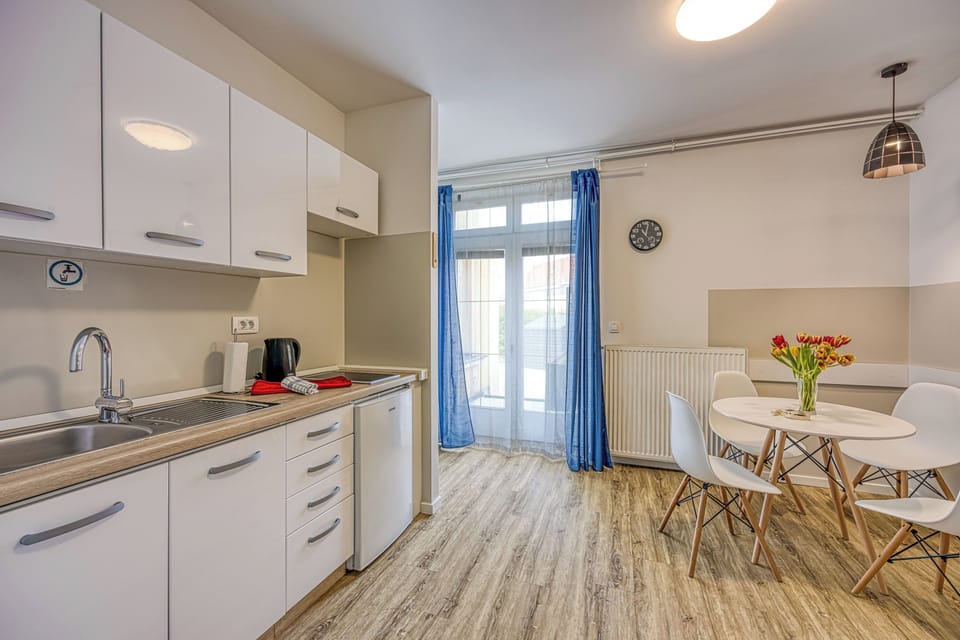 Kitchen and dining area