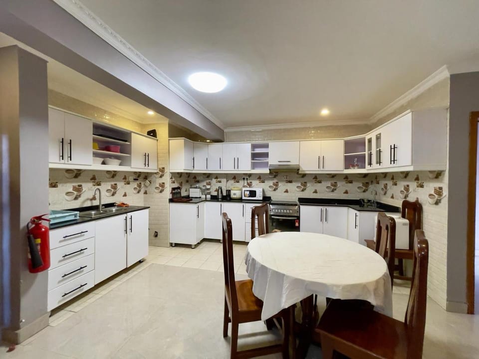 Apartment | Private kitchen | Fridge, microwave, oven, stovetop