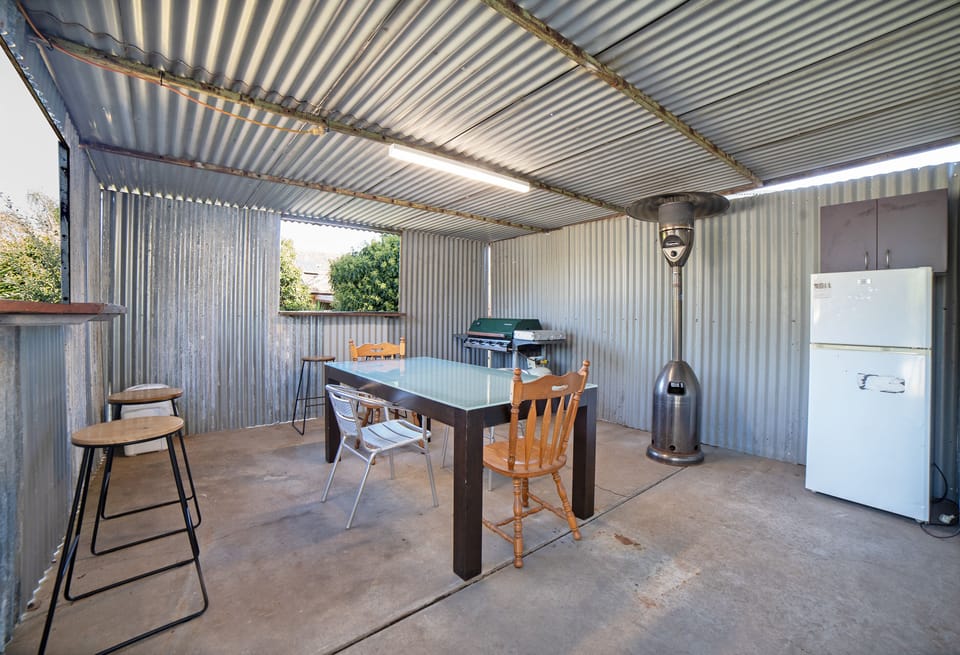 Private BBQ & Dining Area