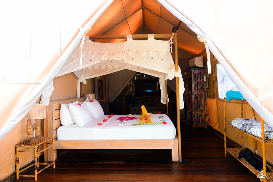 Luxury Tent, 1 Bedroom, Private Bathroom | 1 bedroom, premium bedding, in-room safe, blackout drapes