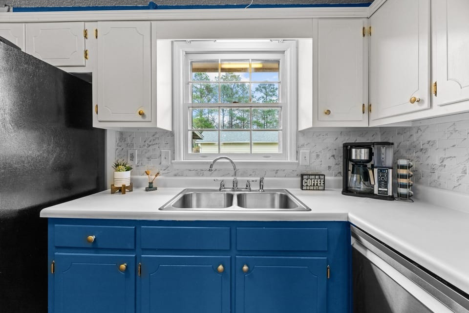 Serene Blue Kitchen Retreat!