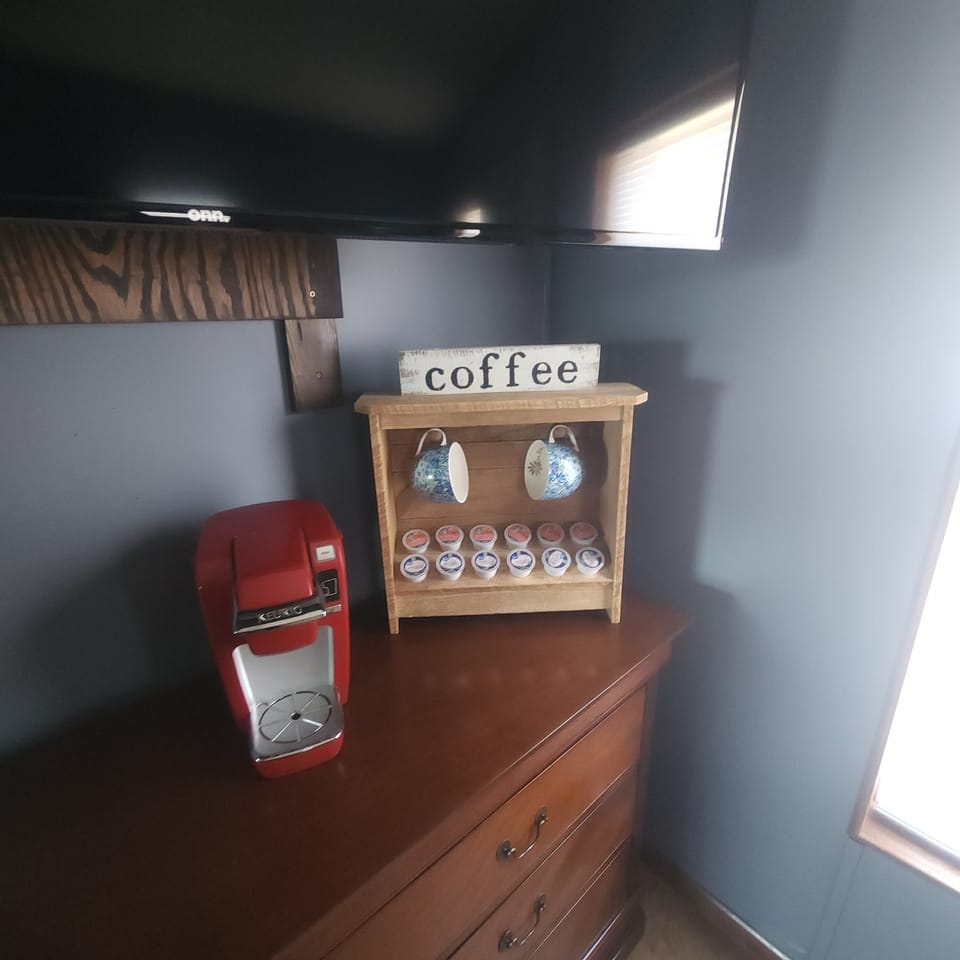 Coffee Station in Bedroom 1