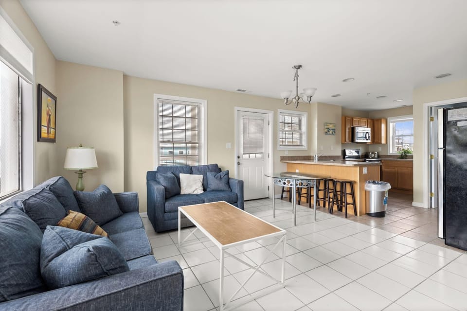Basic Apartment | Living area | 32-inch Smart TV with cable channels