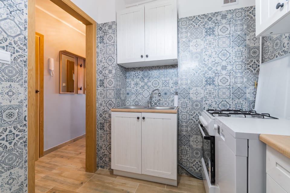 Classic Apartment | Private kitchen | Fridge, oven, stovetop, dishwasher