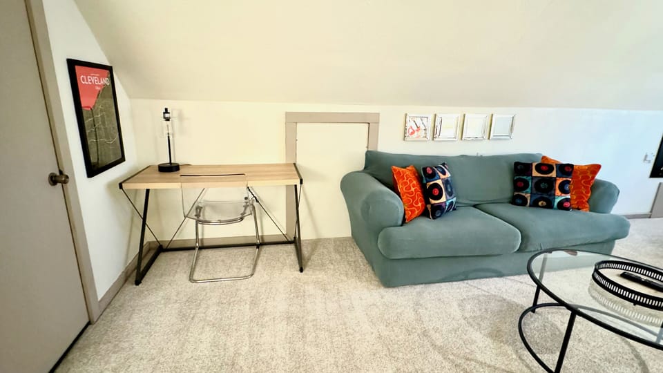 Need to get some work done?  Here's the perfect space to set up your laptop.