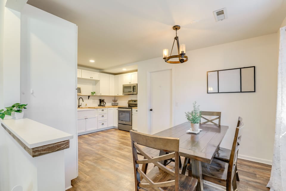 Dining Table | Main Level | High Chair | Dishware/Flatware