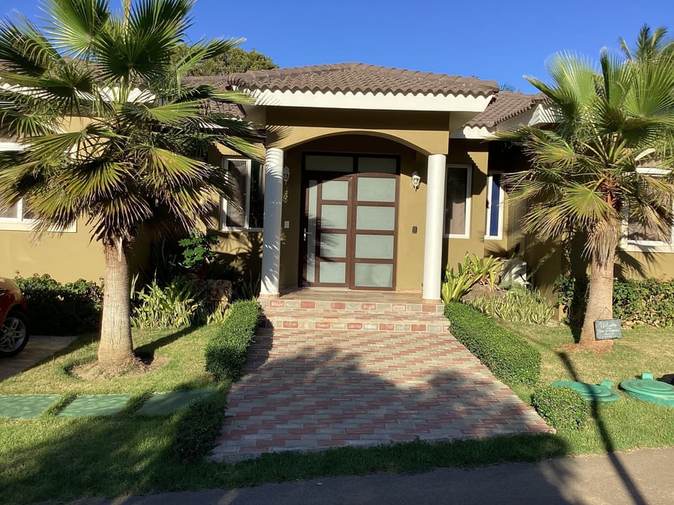 Front walkway and door 