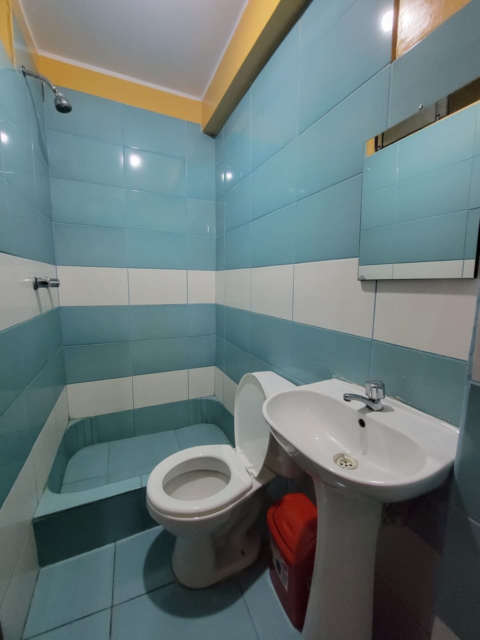Superior Double Room | Bathroom | Shower, rainfall showerhead, towels, soap
