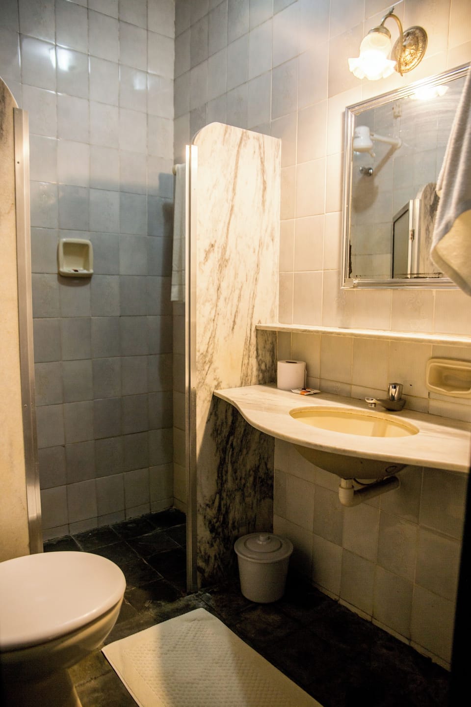 Basic Apartment, Private Bathroom | Bathroom | Shower, towels, soap, toilet paper