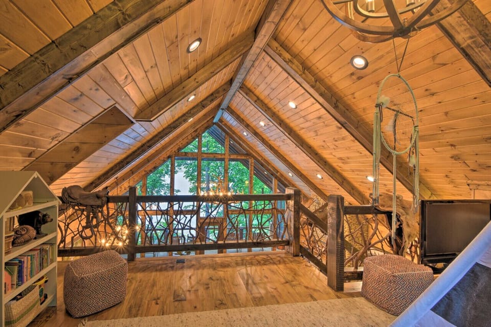 View from the loft / children`s retreat