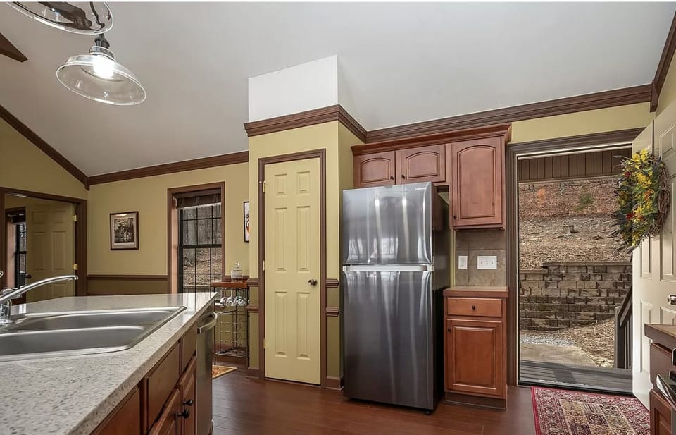 Entry into house is through Kitchen Door