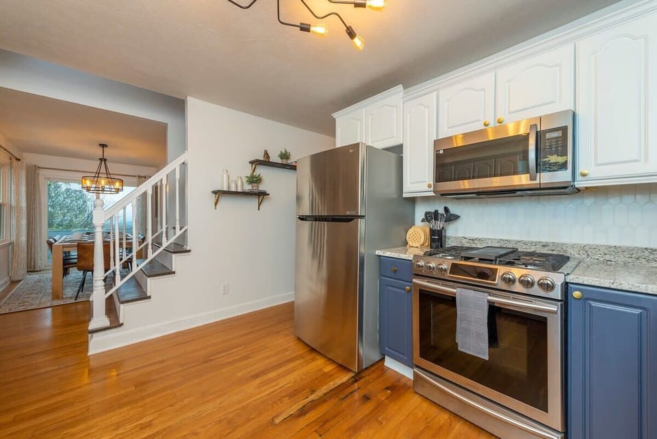 Fully stocked kitchen