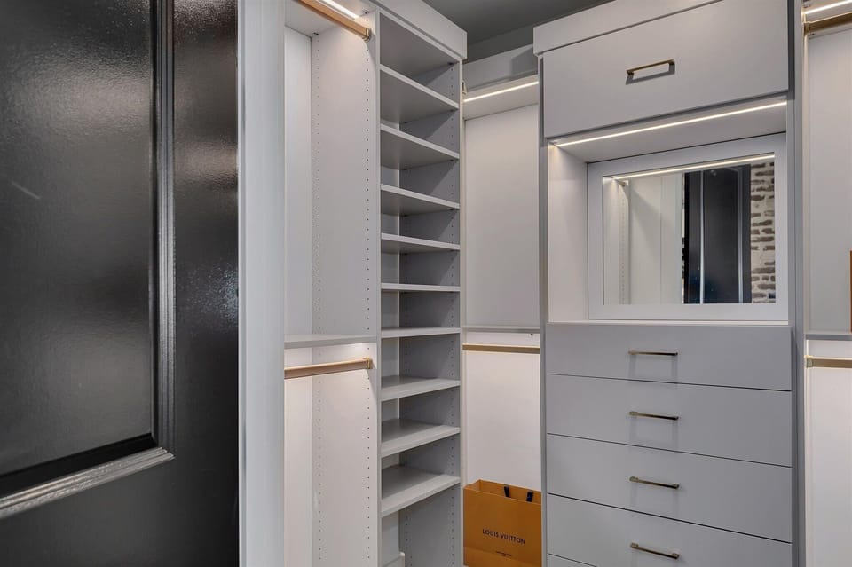 Walk in Master Closet - Custom Drawers