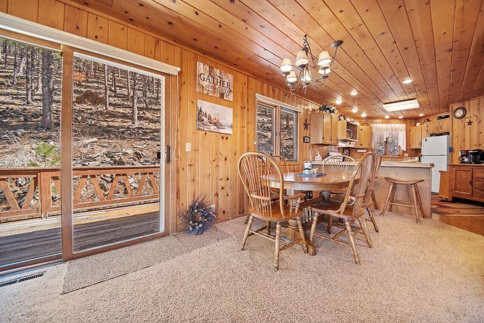 And when it`s time to savor your creations, gather around the elegant dining table nearby.  Share stories, laughter, and unforgettable meals with your loved ones in this inviting space.