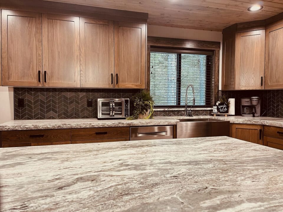 Large kitchen island 